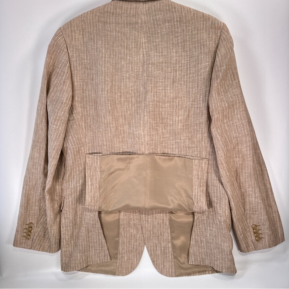 Lauren Ralph Lauren Men’s Linen Sport Coat Pinstripe 42L - Picture 8 of 13
